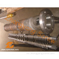 Pelletetizer de PVC 65/132 Co-Rotating Cónico Twin Tornillo y Barril